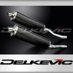 Yamaha XJ600 Diversion 1992-2004 Slip 18" Oval Carbon Exhaust Muffler Kit. Fixed Price $505.95.