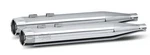 Components Rcx Rival 4" Slip Chrome Mufflers Tips Harley Touring. Fixed Price $539.96.