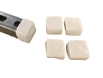 Pack Of 100 White End Caps 1-5/8" Plastic Vinyl Uni-strut Safety. Fixed Price $74.99.
