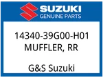 Suzuki Oem Part 14340-39G00-H01 Muffler, Rr. Fixed Price $856.95.