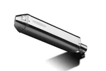 Delkevic Slip On 17" Tri-oval Motorcycle Exhaust Muffler With Strap. Fixed Price $214.99.