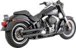 Vance & Hines 3" Twin Slash Slip-on Mufflers Black 46343 Harley Fat Boy 10-17. Fixed Price $864.99.