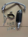Motorcycle Exhaust Front Connect Pipe For GY6 Engine 125CC 150CC Scooter Atv. Fixed Price $73.99.