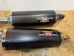 Yoshimura Carbon Dual Slip-on Exhaust Muffler Suzuki Hayabusa GSX1300R 2016. Fixed Price $787.99.