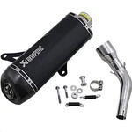 Akrapovic Slip-on Scooter Black Stainless Muffler S-VE3SO9-HRSSBL 1811-3941. Fixed Price $742.46.