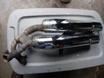 Oem Right Side Muffler 87-88 Super Magna 700/750 VF750C VF700C Exhaust Tail Pipe. Fixed Price $450.00.