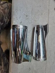 Harley Davidson Screamin Eagle Fishtail End Caps Heritage Springer Flsts. Fixed Price $180.00.