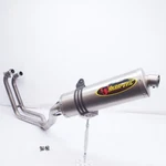 Bmw F800ST 06-13 Akrapovic Exhaust Muffler Titanium. Fixed Price $725.00.