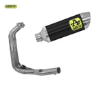Full Exhaust Arrow Thunder Steel End Cap Black Aluminum Yamaha MT-07 2021 2024. Fixed Price $674.37.