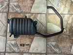 Yamaha Riva XC125 Exhaust Muffler With Hardware 1985-2001 / 1MM-14610-00-00. Fixed Price $100.00.