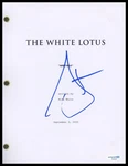 Steve Zahn "the White Lotus" Autograph Signed Complete Pilot Episode Script Acoa. Fixed Price $112.50.