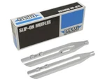 Drag Specialties 3.5" Chrome Slashdown Slip-on Mufflers 1.75 Clamps 1801-1183. Fixed Price $359.95.