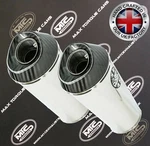 Universal 2" Slip-on Performance Road Legal/race Exhausts Mufflers Silencers. Fixed Price $609.03.