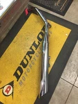 Suzuki Left Exhaust Head Pipe And Rear #14160-41F02/14340-41F60-H01. Fixed Price $250.00.