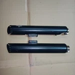 Vance Hines Milwaukee Eight Softail Twin Slash Black Exhaust With Quiet Baffle. Fixed Price $715.43.
