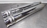08 Harley Touring Street Glide Flhx Aftermarket Mufflers / Chrome Exhaust Pipes. Fixed Price $101.37.