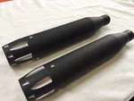 Dna 3" Black High Flow Muffler Slip On Exhaust Pipe Harley Fourty Eight 48 Xl. Fixed Price $1119.99.