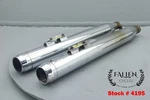 2012 Harley Electra Glide 3" Slip On Exhaust Muffler Pipe Set Chrome #4195. Fixed Price $99.99.