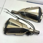 Kawasaki ZR1000 Z1000 10-13 Oem Left & Right Exhaust Cans Mufflers Pipes Chrome. Fixed Price $224.99.