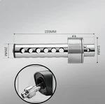 2'' Motorcycle Exhaust Baffle Db Killer Silencer For Muffler Long. Fixed Price $16.09.