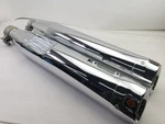 Genuine Harley 64900731A 64900732 Chrome Mufflers For 2017-23 Cvo Touring Models. Fixed Price $164.00.
