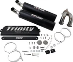 Trinity Stage 5 Dual Slip-on Mufflers Black Polaris Rzr Pro Xp 2021. Fixed Price $799.99.