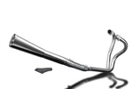 Yamaha XS650 74-81 Delkevic Full Exhaust 2-1 Stainless Classic Megaphone Muffler. Fixed Price $420.99.