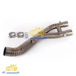 Exhaust Mid Connector Link Pipe For Yamaha YZF-R1 MT10 2015-2020 Slip 60.5MM. Fixed Price $127.48.