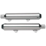 3-1/2" Kerker Slip-on Mufflers L85-94 Flt Models, 128-78010, No Tips, Chrome. Fixed Price $475.00.
