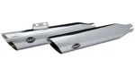 S&s Cycle Chrome Slash Cut 50 State Slip-on Mufflers Harley Softail M8 18-20. Fixed Price $1205.95.