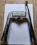 Oem Yamaha 1984 Virago Muffler XV920 Motorcycle Chrome Part # 24M-14711. Fixed Price $119.95.