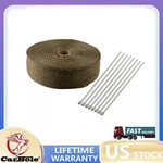 Carbole 2"ROLL Titanium Header Manifold Exhaust Heat Wrap For Motorcycle Stock. Fixed Price $19.99.