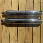 Harley-davidson Street Glide Mufflers Left And Right 65591-06 & 65592-06. Fixed Price $49.95.