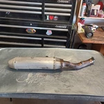 2014 Suzuki RMZ450 Muffler Exhaust Silencer Slip On Pipe. Fixed Price $100.00.