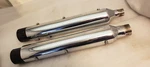 Genuine Harley Screamin Eagle Cvo Touring Mufflers W Black Tips 2017-2025. Fixed Price $125.00.