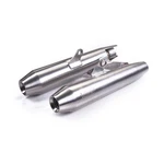 New Vance & Hines Brushed S.s. Exhaust A9600518 Triumph Twin/street Cup. Fixed Price $750.00.