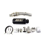 Motorcycle Exhaust System Link Pipe Muffler Db Killer For Benelli 302S 2019-2025. Fixed Price $99.00.