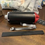 Aluminum Red 28MM Motorcycle Exhaust Muffler For CRF50 XR50 Klx Ssr Thumpstar.... Fixed Price $22.99.