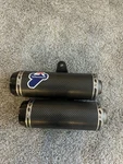 Termignoni Carbon Fiber Silencers (pair) For Ducati Monster 821 1200. Fixed Price $750.00.