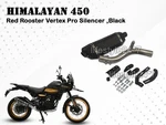 Red Rooster Vertex Pro Exhaust Silencer Black For Royal Enfield Himalayan 450. Fixed Price $285.60.