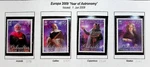 Gibraltar Sc 1198-1201 Nh Issue Of 2009 Europa Astronomy (FJ25). Fixed Price $6.19.