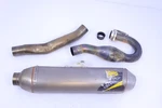 06-09 Yamaha YZ450F Full Fmf TI4 Exhaust Header Pipes Muffler System. Fixed Price $355.00.