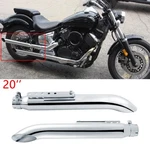 2X 20" Motorcycle Slip-on Exhaust Muffler Pipe For Yamaha V-star 1100 950 Custom. Fixed Price $109.02.