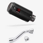 Lextek Carbon Fibre CP8C 150MM Exhaust With Link Pipe Silencer Rear Polished. Fixed Price $283.07.