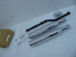 New Harley Davidson Chrome Screamin Eagle Mufflers Softail 80220-02A. Fixed Price $299.00.