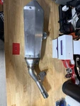 New 2025 Kawasaki 25-26 KX250 Oem Exhaust Silencer Muffler 18100-0637. Fixed Price $249.00.