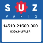 14310-21G00-000 Suzuki Body,muffler 1431021G00000, New Genuine Oem Part. Fixed Price $428.51.