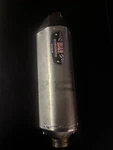 Yoshimura 14 R77 Rh Muffler Stainless Steel With Carbon Fiber End Cap GSXR1000. Fixed Price $125.00.