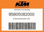 Ktm Genuine Endschalldmpfer Usa - 95805082000. Fixed Price $515.46.