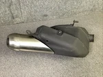 Triumph Street Triple Exhaust Silencer Assembly T2202065 (117E). Fixed Price $200.00.